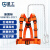 星工（XINGGONG）安全带 双绳加强型高空作业 爬杆两用电力建筑安全绳 XGD-8半身 半身D-8单小钩2米