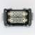 矩形重载链接器50芯HDC-HDD-050冷压航头插头工业防水插头插座10A 公针(两只装)