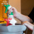 英科一次性手套PVC烘焙洗碗餐饮厨房实验室美容家务清洁透明薄膜防水劳保橡胶100只S#