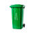 速基 户外大垃圾桶 绿色120L240L加厚带轮 各地标识请联系客服备注