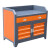 橙央(B12背板工具柜(一米二)磨床工作台数控车床工具柜工厂车间简易操作台重型辅助桌剪板E1060