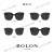 暴龙（BOLON）太阳眼镜2023新款偏光黑超墨镜男女BL3112 BL3105A21 奶茶色镜框_深空灰镜