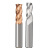 奥佐 C550钨钢波刃波纹钢铝用粗皮合金平底立铣刀涂层4刃开粗铣刀  钢用粗皮4F-6.0×6.0×50L 