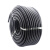 京梯 PE波纹管 电线电缆保护套电线软管穿线管 黑色 AD13/100米 PE加厚 内径10mm 单位：卷