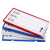 亿箬 磁性卡套 5*8cm 软磁 蓝白红颜色可备注 10个/包