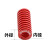 兆安德合金钢矩形模具红色弹簧 压缩弹簧 机械复位弹簧外径:25*12.5（定制）剪板 25*12.5*20 
