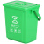 北京垃圾分类后厨干湿分离垃圾桶带漏筐带提手厨余垃圾卫生桶 10升圆形厨余垃圾桶+滤筐+盖