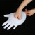 COFLYEE 丁晴pvc混合塑胶手套复合丁腈洗碗一次性家务干活手套 混丁白50只袋装 XL