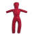 腾驰 安防用防身锻炼假人 消防演练假人 人形沙袋红色K005款高120cm重20Kg