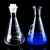 海斯迪克 高硼硅玻璃三角烧瓶耐高温平底锥形瓶 广口250ml HKCL-853
