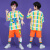 迪莎童话（D.S.TongHua） 六一儿童拉拉队儿童演出校服表演出服嘻哈街舞服园服套装运动会 男款 130