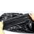海斯迪克 手提式塑料袋 H-172 背心式40*60cm 黑色