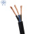 凌志 电线电缆 国标3芯橡套线软芯橡胶线 YZ 3*4 100米