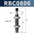 贝傅特 油压缓冲器RB 碳钢材质优质铜套铜芯橡胶帽经久耐用液压缓冲器 RBC0806 