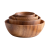 艾木枫靓实木碗整木挖制日式沙拉碗相思木原木儿童辅食水果碗和面大 特大号面盆碗30CM