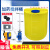 加药搅拌桶加药箱塑料水桶加厚污水处理耐酸碱腐蚀水箱 黄/白/蓝 水箱PT2000L