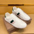 LNFL2024新款夏季男士小白鞋舒适透气潮流百搭板鞋欧洲站休闲时尚男鞋 白色 38