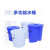 大水桶 大号加厚塑料圆桶超大容量水桶储水级酿酒发酵带盖胶桶JYH 升级加厚380L 蓝带盖(装420斤水)