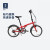 迪卡侬折叠自行车便携超轻成年单车小型变速轻便男女20寸折叠车IM红色20英寸 2430960