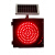 太阳能红闪灯常亮红灯铁路道口警示灯路口交通信号灯 太阳能400型红闪 高配型
