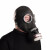 LISM防毒面具全面罩喷漆专用化工甲醛防尘防护面罩呼吸器放毒消防 黑色面罩