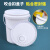 定制20L加厚塑料桶密封桶带盖水桶圆桶化工桶涂料桶空桶酱料桶机 2L水桶-带盖白色5个装