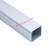 线盒线槽 铝合金线槽明装方型明线线槽金属线槽隐形装饰电线槽铝线槽MYFS 20*10 满 壁厚0.6mm