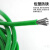 祁衡 阳台楼顶 包塑钢丝绳 绿皮pvc 钢丝不锈钢 钢丝绳304 9.3毫米6*19 一米价 