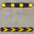 反光橡胶警示条 橡胶护角汽车防撞条 防撞角 车库护墙角PVC角条加 100cm长10mm厚直角
