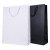 稳斯坦 WST3008 包装袋 （5个）牛皮纸手提袋 白卡纸袋 商务礼品袋 黑卡横排28*20+10