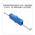 千天 Qantop 电信级LC耦合器 工程光纤法兰盘适配器 LC-LC单工光纤跳线延长器对接头10个