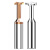 科能芯 钨钢T型铣刀涂层t键槽刀侧铣开槽刀加硬质合金T刀梯形成型铣刀具 3*(2.0-3.0)*d1.5*5*D4*50L*4F 