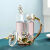 利瑞芬玻璃杯带把创意耐热早餐牛奶水杯家用透明玻璃杯子咖啡杯少
