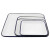 赫思迪格 搪瓷托盘 白色消毒盘加厚平底方形盘 加厚平底 25*30 HHW-155