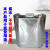 定制扁桶壶白铁水桶镀锌板铁桶厨房盛装储热加厚大小号食用 米白色 大号