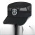 LISM新式保安帽物业门卫执勤帽春夏款网眼可调节男女通用平顶作训 黑色布面买一一发两顶 可调节 适合头围55-61