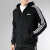 Adidas阿迪达斯男装外套秋季新款运动服户外跑步休闲针织连帽时尚夹克 DQ3101/加绒/三条纹 XL