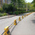 水泥防撞墩 交通市政工程高速公路路障施工隔离防护墩 黑黄红白修 小方头