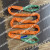 国标工业柔性吊装带双扣环形3/5/10吨起重圆形软吊带吊车吊树吊绳 3吨4米 橘色黄色