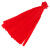 赫思迪格 水果网袋网兜 尼龙塑料小网眼袋 40cm 红色加厚100个 HGJ-1134
