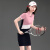 澳颜莱翻领运动连衣裙女夏天短袖2024新款休闲显瘦大码连体羽毛球网球裙 白色 M(成人) 建议95斤以下，