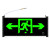 SYSBEL 安全出口指示牌 指示牌 LED紧急通道疏散标志灯