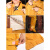 牛皮电焊工作服焊工防烫皮衣耐高温电焊防护服防阻燃隔热焊接皮裤 T棕色单层全皮裤子 XXL
