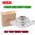NSK不锈钢外球面方形带SF座轴承UCF SUCF204 205 206 207 208 NSK进口  SUCF 202 (内径15mm)