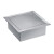 聚和联（JUHELIAN）洗手间洗手盆台面嵌入方形不锈钢垃圾桶装饰盖（方形）JHL-S2222  砂光（304#0.8厚）