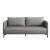 MODX办公室沙发现代风小户型接待区会客办公沙发三人位茶几组合 浅灰色-猫爪皮 66cm 单人位
