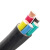 创业机电 软芯电缆VVR/RVVZ 3*185+2*95平方 国标软丝5芯铜芯电缆护套线 1米