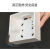 PVC接线盒 性能阻燃 形状四方形 型号86H50 安装方式明装