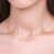 菜百首饰 黄金项链 足金时尚水波纹女士项链 计价 约2.70克约40厘米