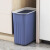 北欧垃圾桶带盖家用卧室网红厨房卫生间床边分类大号夹缝拉垃圾桶 白色-中号